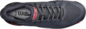 Мужские кроссовки для пикалбола WILSON Rush Pro Ace Pickler - размеры мужской обуви США, созданы для кортов для пикалбола, черный/красный