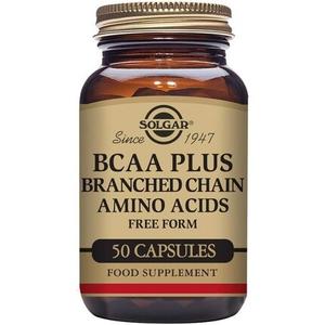 Растительные капсулы Bcaa Plus, 50 шт., Solgar