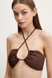 Купальный бюстгальтер Abercrombie & Fitch, коричневый