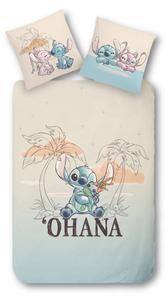 Постельное белье MTOnlinehandel Disney Lilo & Stitch, бежевый - текстиль - 135 x 200 x 1 см