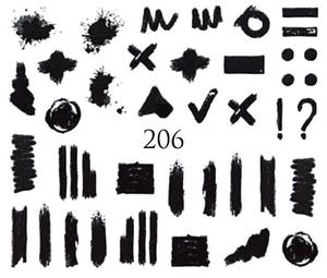 Водные наклейки для ногтей - №206, inna