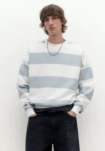 Полосатая толстовка с круглым вырезом Pull&Bear, Light Blue