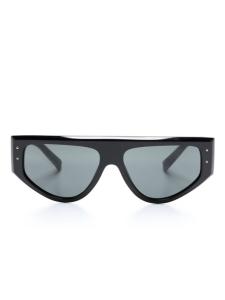 Dolce & Gabbana Eyewear солнцезащитные очки DG Sharped в геометричной оправе, черный