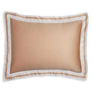 Комплект Alessandra Standard Sham - Exclusive Matouk, коричневый/бежевый