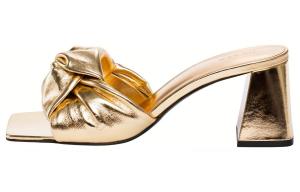 By Far Золотые слайдеры для женщин