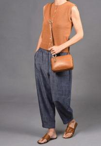 Сумка кросс-боди The Bagging Co SLIM MEDIUM, Cuir/Brown