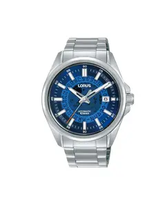 Классические мужские часы из стали RU403AX9 с серебряным ремешком Lorus, серебряный