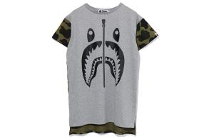 Платье с короткими рукавами Shark Series для женщин A Bathing Ape