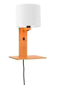 Настенная лампа Good & Mojo, 19x24x36 см, натуральный/белый