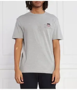 Футболка regular fit Gant, серый