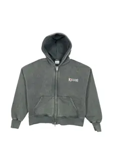 Худи на молнии с принтом змеи Ksubi, черный