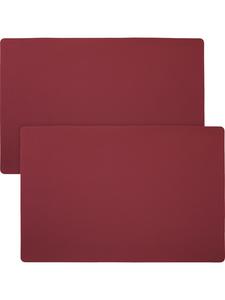 Erwin Müller Набор салфеток под тарелки, 2 шт , цвет Lagoa, бордовый