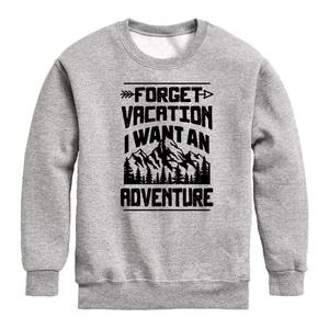Толстовка Mountain «Забудь об отпуске, я хочу приключений» для мальчиков 8–20 лет Licensed Character, серый