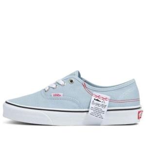 Кроссовки authentic washed patch low top casual canvas skate shoes blue red Vans, красный