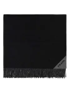 Кашемировое одеяло Prada, черный