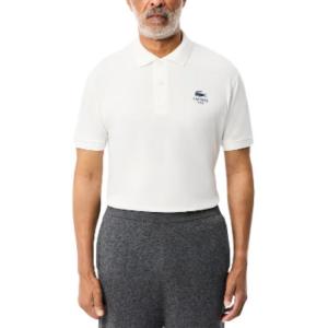 Классическая поло с принтом L.12.12 LACOSTE, белый