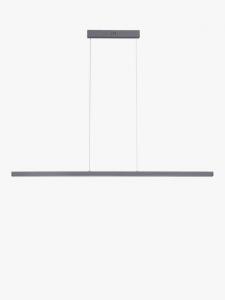 Матовый светодиодный тонкий подвесной потолочный светильник Matteo John Lewis, Grey