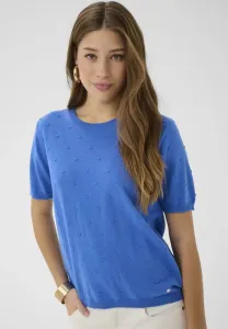 Базовая футболка cranke Cream, Palace Blue