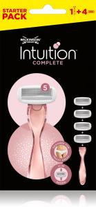 Бритва Intuition в комплекте + сменные головки 4 шт. Wilkinson Sword