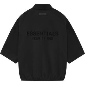 Поло с рукавом 3/4 от Core Collection Fear Of God Essentials, черный