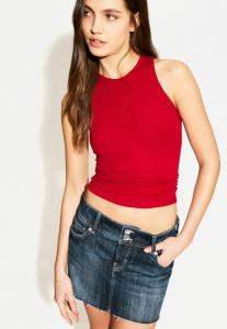 Юбка Bershka Denim skirt, Dark Blue