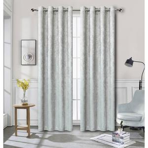 Kate Aurora Modern Art Contemporary 2 шт., светофильтрующие шторы с люверсами, цвет Silver