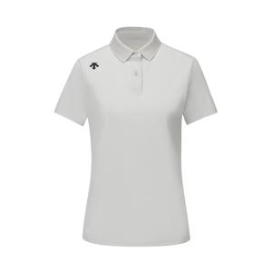 Женская тренировочная поло DESCENTE, серый