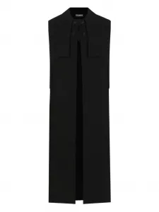 Креповое пальто DOLCE & GABBANA, черный