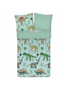 Красочное постельное белье Время динозавров ESPiCO, 135x200 см (80x80 см)