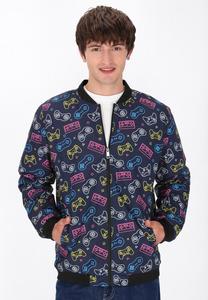 Куртка Mo Bomber Jacket, Black Multicolor/Blue