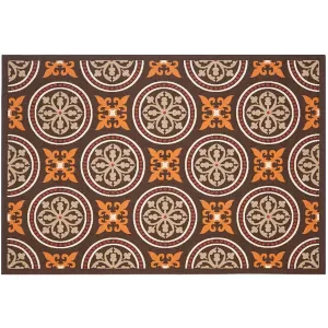 Веранда геральдическая лилия ковер для улицы Safavieh, 244x336 см