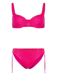 Бикини с люрексом Twinset, розовый
