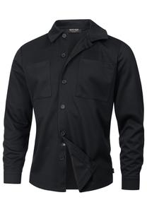 Рубашка на пуговицах классического кроя INDICODE JEANS Yuno, Black