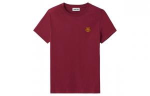 KENZO Футболка женская бордовая