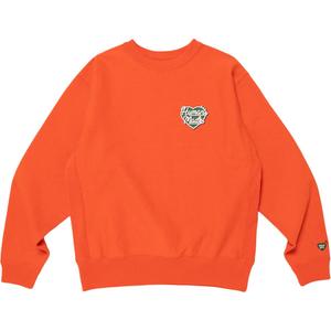 Свитер с логотипом в виде сердца HUMAN MADE, оранжевый