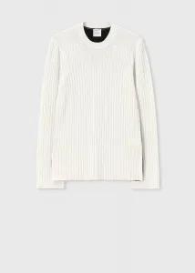 Женский двухцветный трикотаж с разрезом