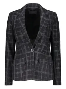 Пиджак из смесовой шерсти Lorena Antoniazzi, синий