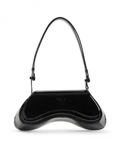 Черная сумка через плечо с дизайном, вдохновленным джойстиком. Diesel, черный