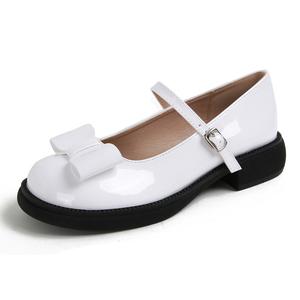 TATAYA Туфли Мэри Джейн на массивном каблуке женские белые, цвет White