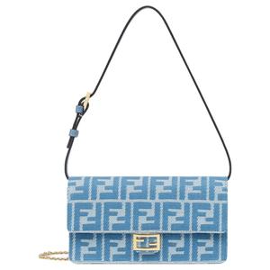 FENDI Сумка кроссбод из хлопковой сумка-багетной ткани