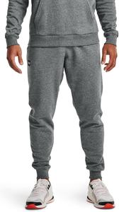 Мужские флисовые спортивные брюки Rival от Under Armour, Pitch Gray Light Heather (012)/Onyx White