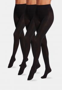 Колготки VELVET DE LUXE 66 3-PACK Wolford, черный