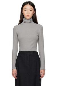 Асимметричный водолазка Le17Septembre, серый