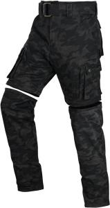 Текстильные мотоциклетные штаны Bores siggle 2, Black Camo