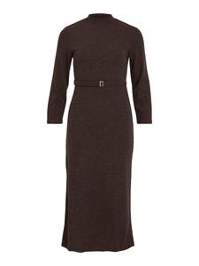 Платье VILA, темно-коричневый