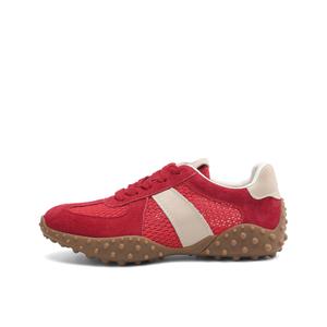 BOERDIQI Немецкие армейские кеды дышащие и легкие низкие повседневные туфли женские красные, цвет Red