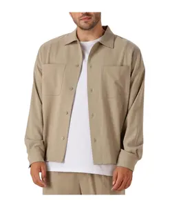 Рубашка-Куртка стандартного кроя Pure Path, бежевый