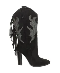 Сапоги на каблуке Guess, черный