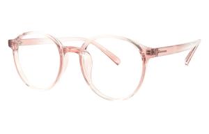 MUZU Унисекс очки для зрения, Round-framed gradient pink-C04 single frame