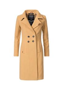 Шерстяное зимнее пальто NAVAHOO, цвет Camel